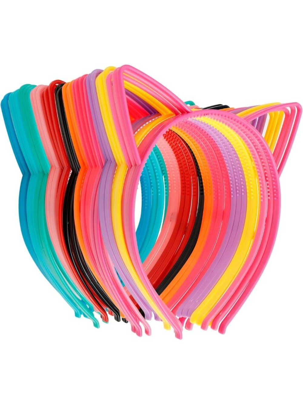 36 Pcs Cat Ears Headbands - Fun Party Decorations, Birthday & Halloween Hair